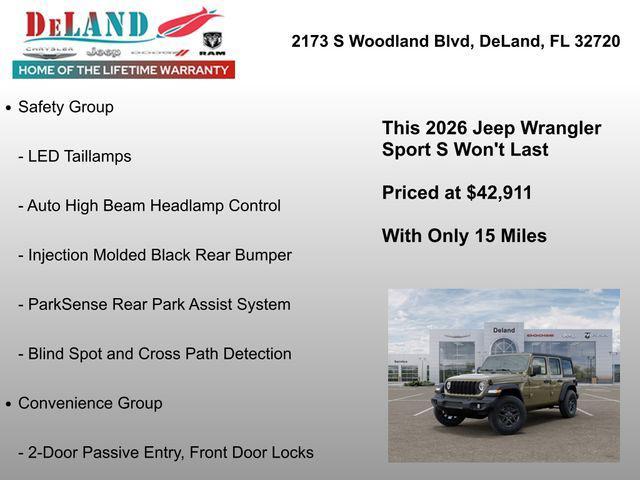 new 2026 Jeep Wrangler car, priced at $41,911