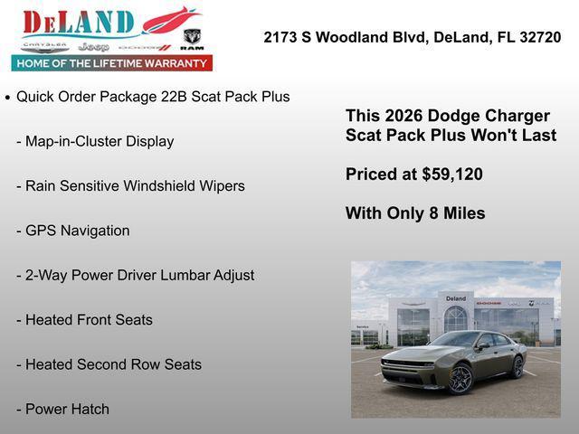 new 2026 Dodge Charger car, priced at $59,120