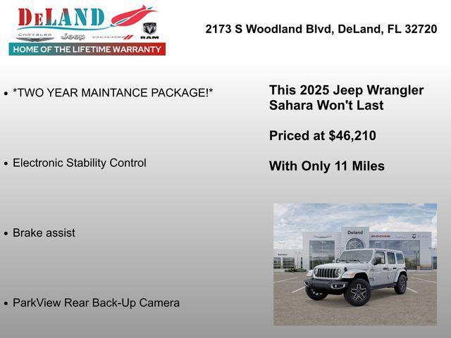 new 2025 Jeep Wrangler car, priced at $46,210