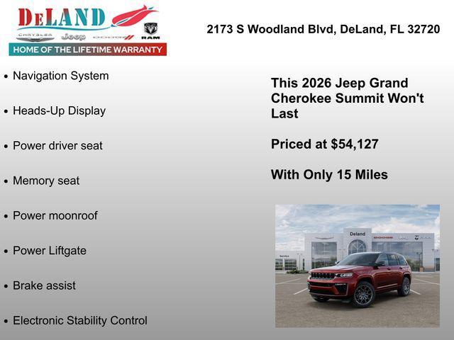 new 2026 Jeep Grand Cherokee car, priced at $53,127