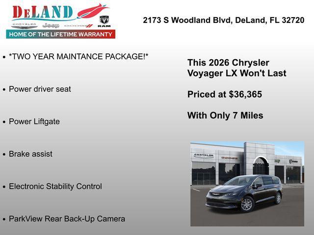 new 2026 Chrysler Voyager car, priced at $36,365