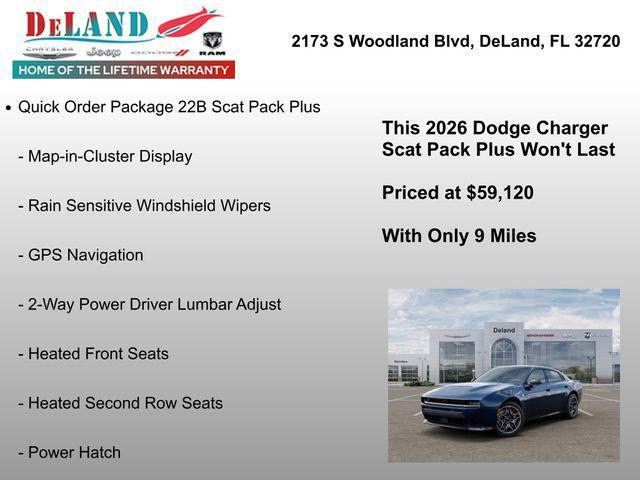 new 2026 Dodge Charger car, priced at $59,120