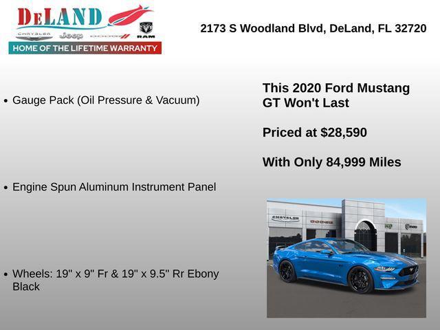 used 2020 Ford Mustang car, priced at $28,590