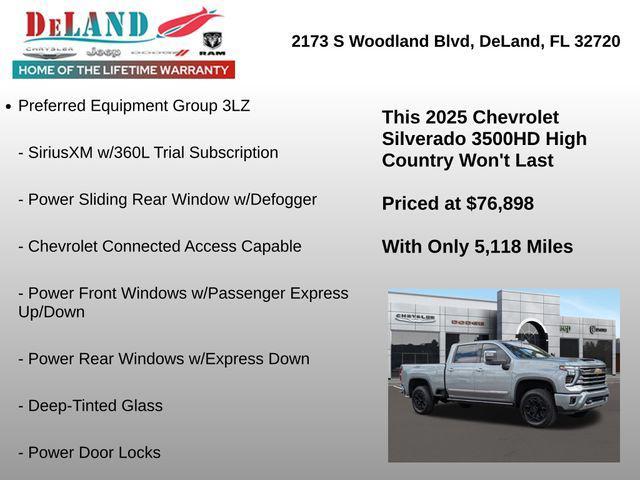 used 2025 Chevrolet Silverado 3500 car, priced at $76,898