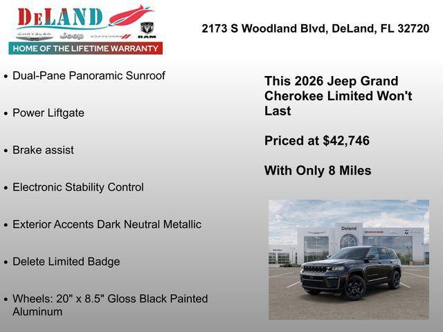new 2026 Jeep Grand Cherokee car, priced at $42,746