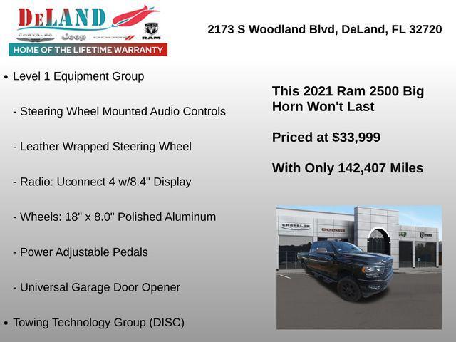 used 2021 Ram 2500 car, priced at $33,999