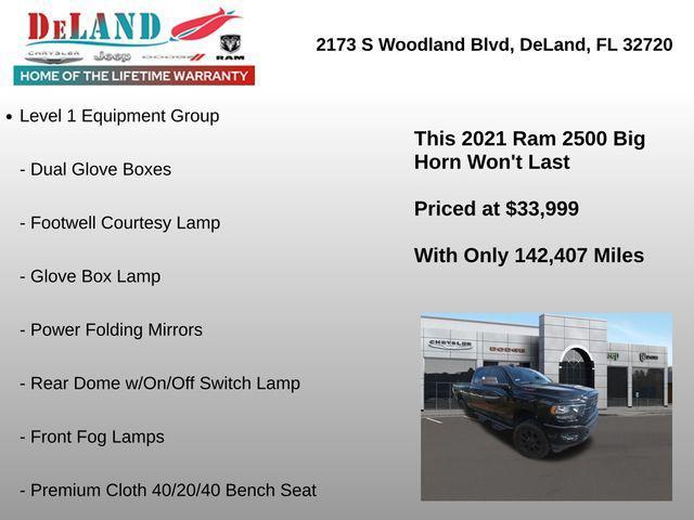 used 2021 Ram 2500 car, priced at $33,999