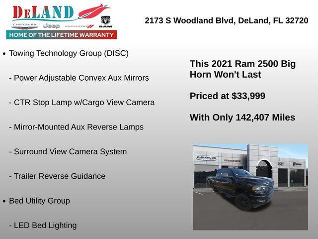 used 2021 Ram 2500 car, priced at $33,999