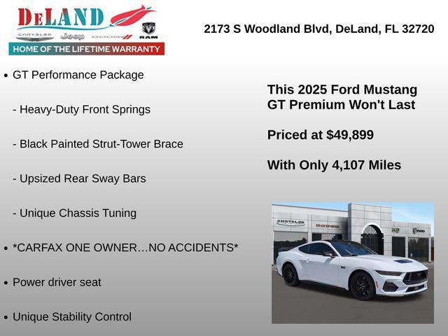 used 2025 Ford Mustang car, priced at $49,899