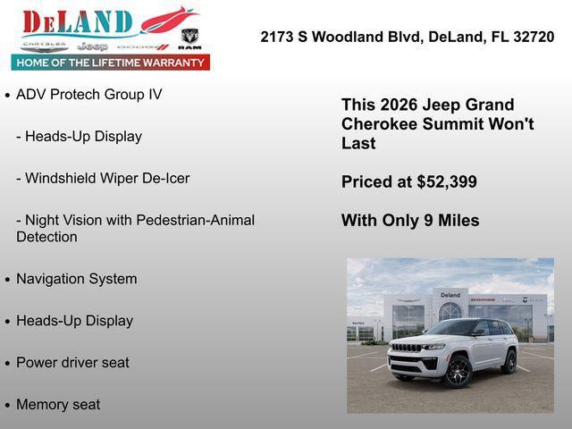 new 2026 Jeep Grand Cherokee car, priced at $52,399