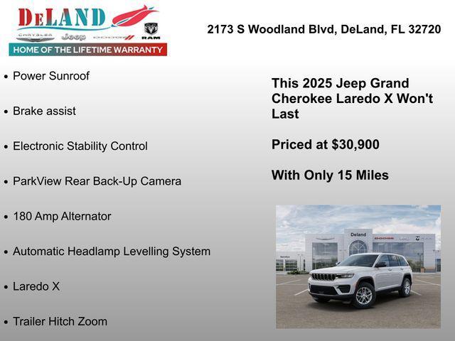 new 2025 Jeep Grand Cherokee car, priced at $30,900