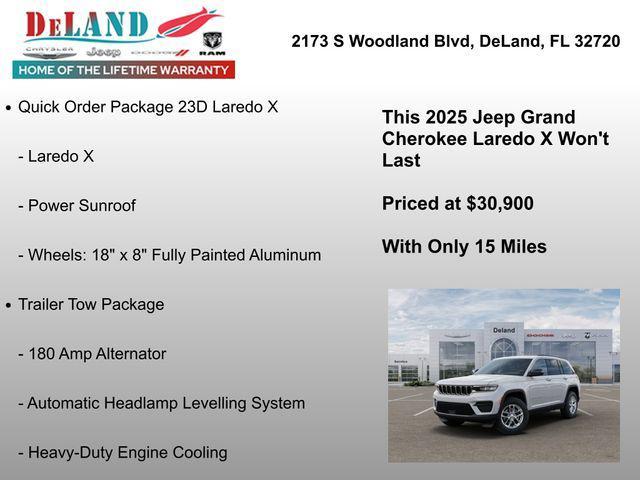 new 2025 Jeep Grand Cherokee car, priced at $30,900