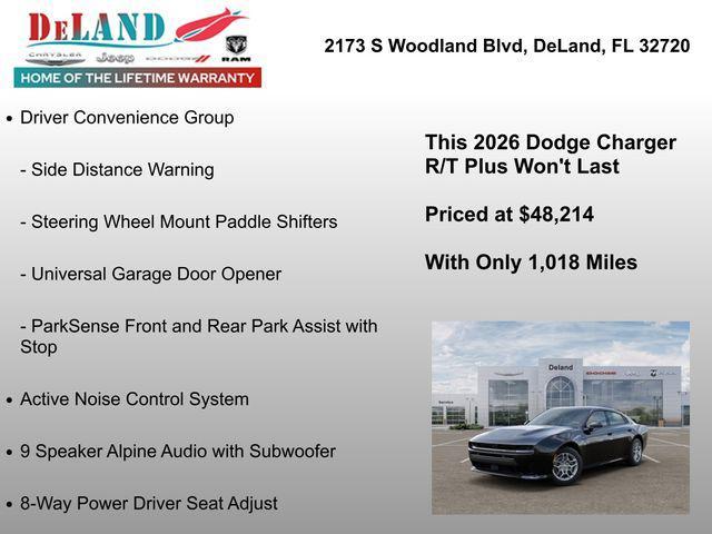 new 2026 Dodge Charger car, priced at $48,214