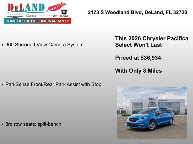 new 2026 Chrysler Pacifica car, priced at $36,934
