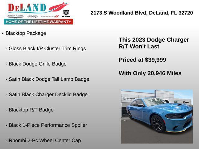 used 2023 Dodge Charger car, priced at $39,999