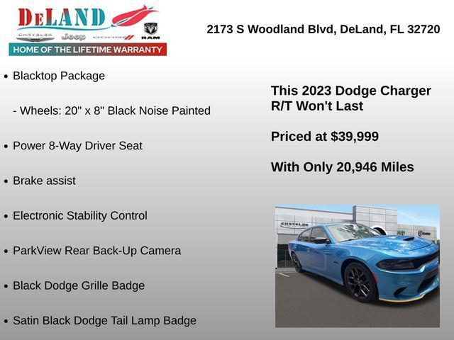 used 2023 Dodge Charger car, priced at $39,999