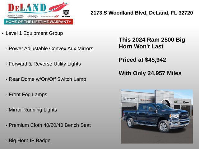 used 2024 Ram 2500 car, priced at $45,942