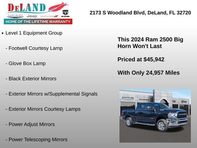 used 2024 Ram 2500 car, priced at $45,942