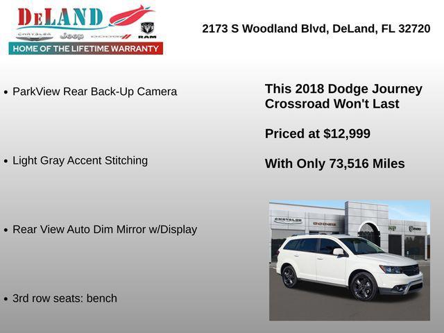 used 2018 Dodge Journey car, priced at $12,999