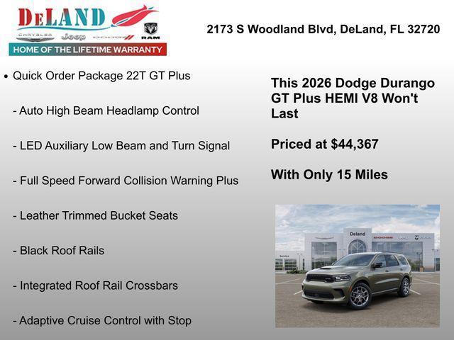 new 2026 Dodge Durango car, priced at $44,367