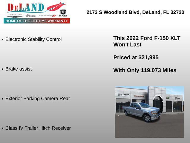 used 2022 Ford F-150 car, priced at $21,995