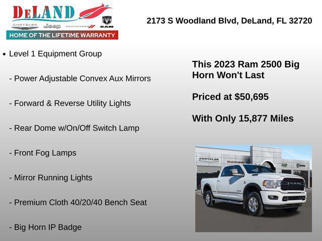 used 2023 Ram 2500 car, priced at $50,695