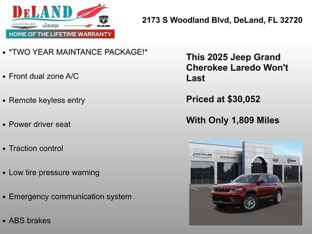 new 2025 Jeep Grand Cherokee car, priced at $30,052