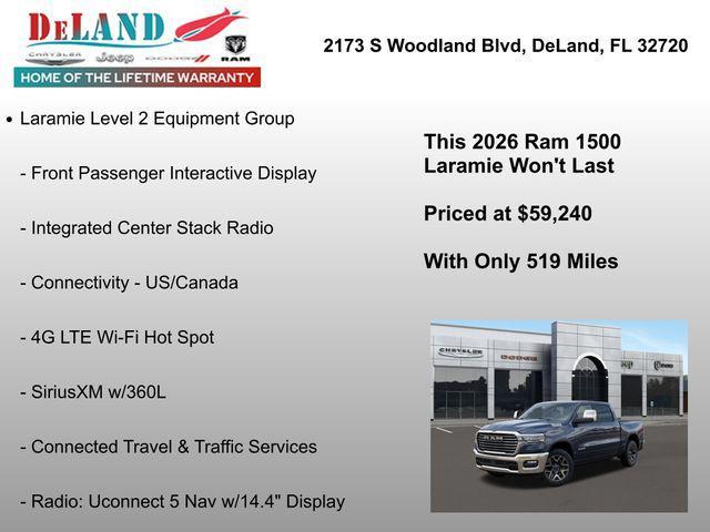new 2026 Ram 1500 car, priced at $59,240