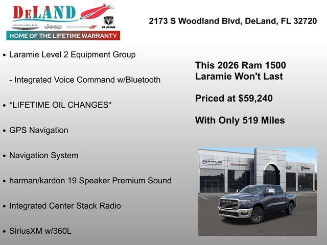 new 2026 Ram 1500 car, priced at $59,240