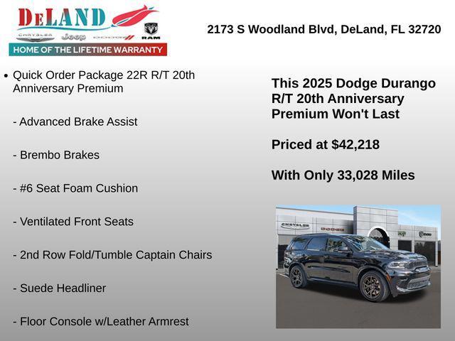 used 2025 Dodge Durango car, priced at $42,218