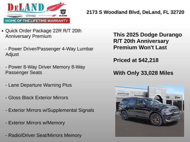 used 2025 Dodge Durango car, priced at $42,218