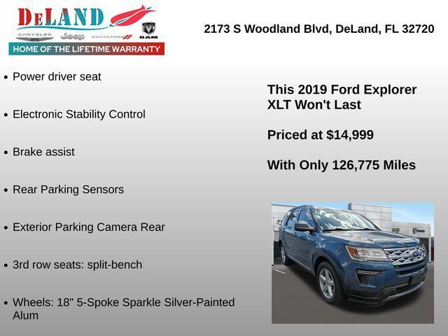 used 2019 Ford Explorer car, priced at $14,999
