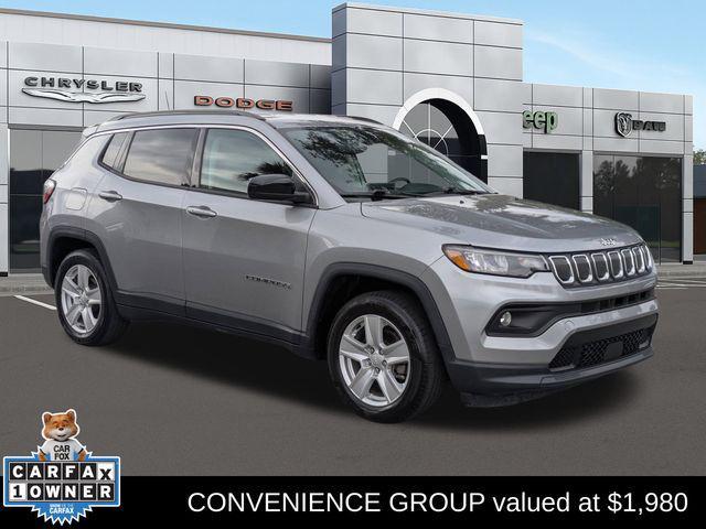 used 2022 Jeep Compass car, priced at $19,499