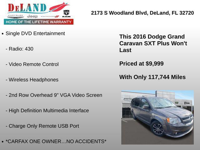 used 2016 Dodge Grand Caravan car, priced at $9,999