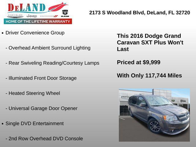 used 2016 Dodge Grand Caravan car, priced at $9,999