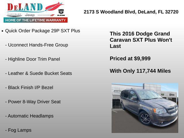 used 2016 Dodge Grand Caravan car, priced at $9,999