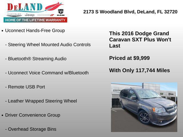 used 2016 Dodge Grand Caravan car, priced at $9,999