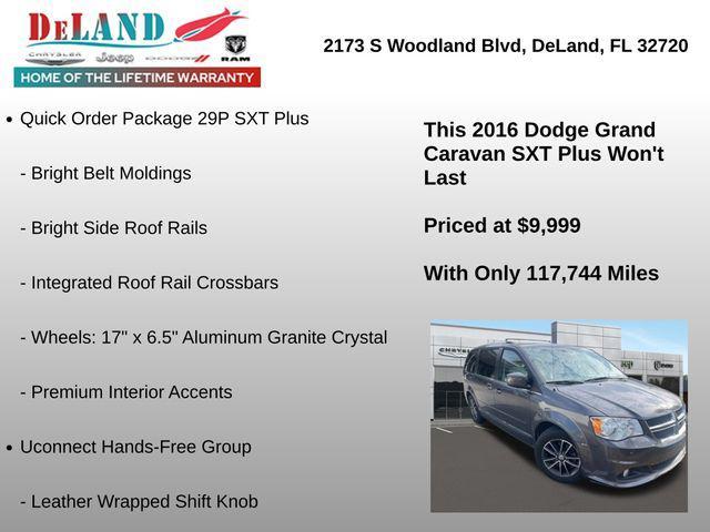 used 2016 Dodge Grand Caravan car, priced at $9,999