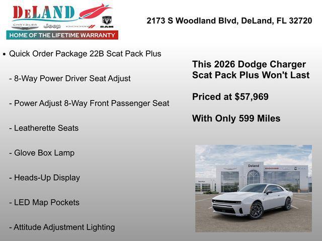 new 2026 Dodge Charger car, priced at $57,969