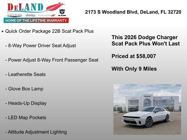 new 2026 Dodge Charger car, priced at $58,007
