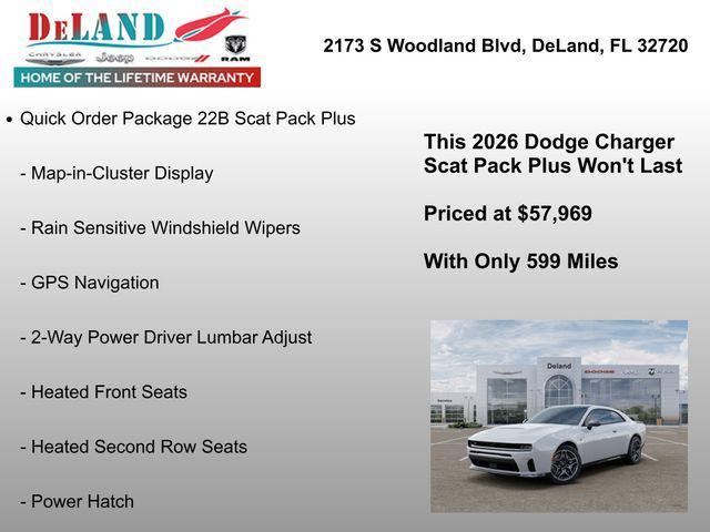 new 2026 Dodge Charger car, priced at $57,969