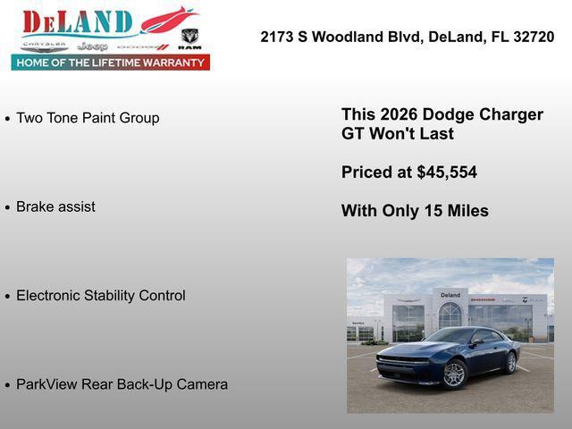 new 2026 Dodge Charger car, priced at $45,554