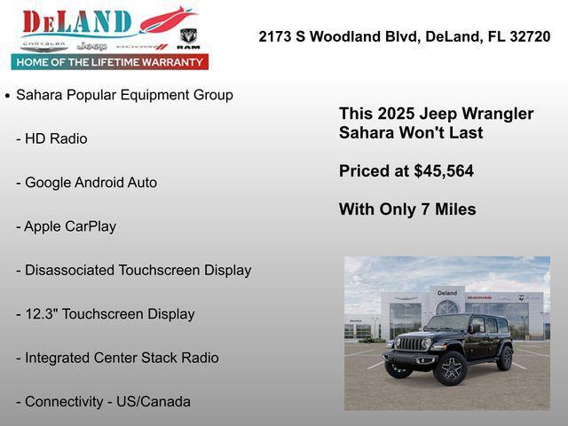 new 2025 Jeep Wrangler car, priced at $45,564