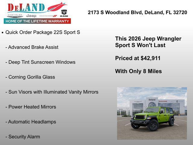 new 2026 Jeep Wrangler car, priced at $41,911