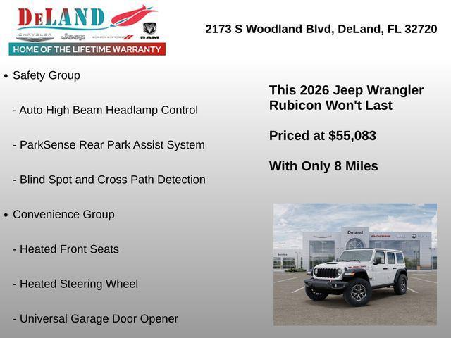new 2026 Jeep Wrangler car, priced at $55,083