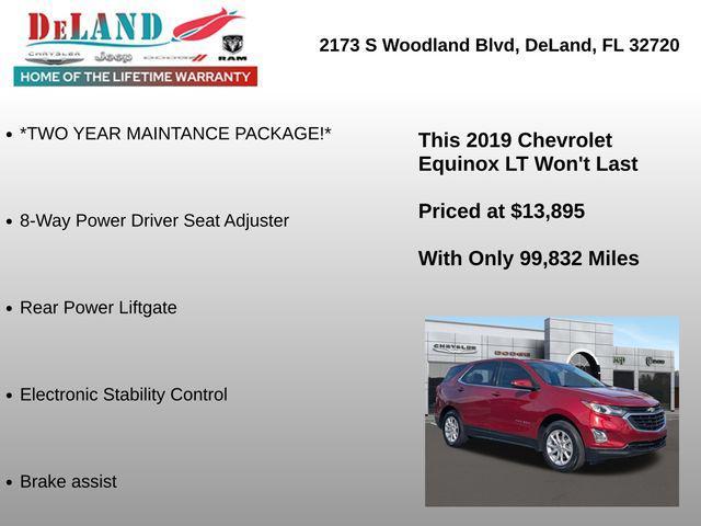 used 2019 Chevrolet Equinox car, priced at $13,595
