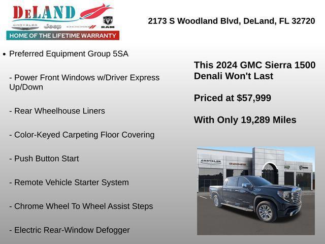 used 2024 GMC Sierra 1500 car, priced at $57,999