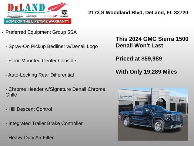 used 2024 GMC Sierra 1500 car, priced at $59,989