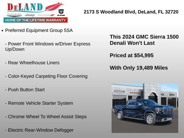used 2024 GMC Sierra 1500 car, priced at $54,995