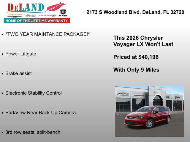 new 2026 Chrysler Voyager car, priced at $39,196